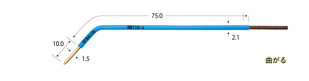 焼灼用電極4インチ　RF-BN110-4