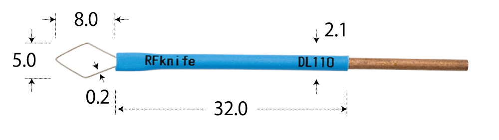 RF knife Series『ダイヤモンド型ループ電極　RF-DL110』