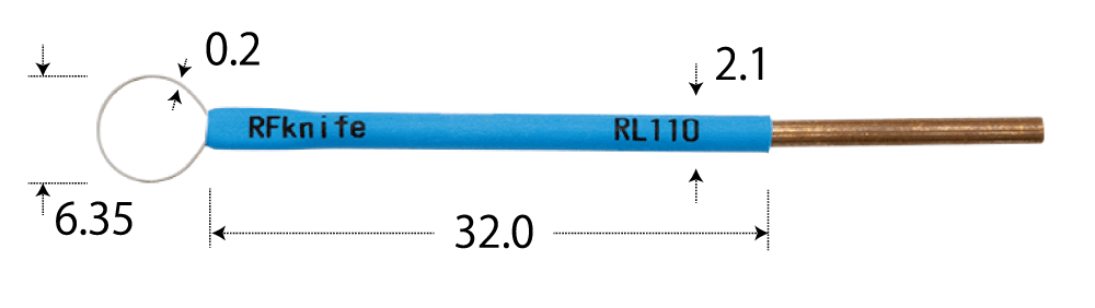 RF knife Series『ラウンド型ループ電極　RF-RL110』